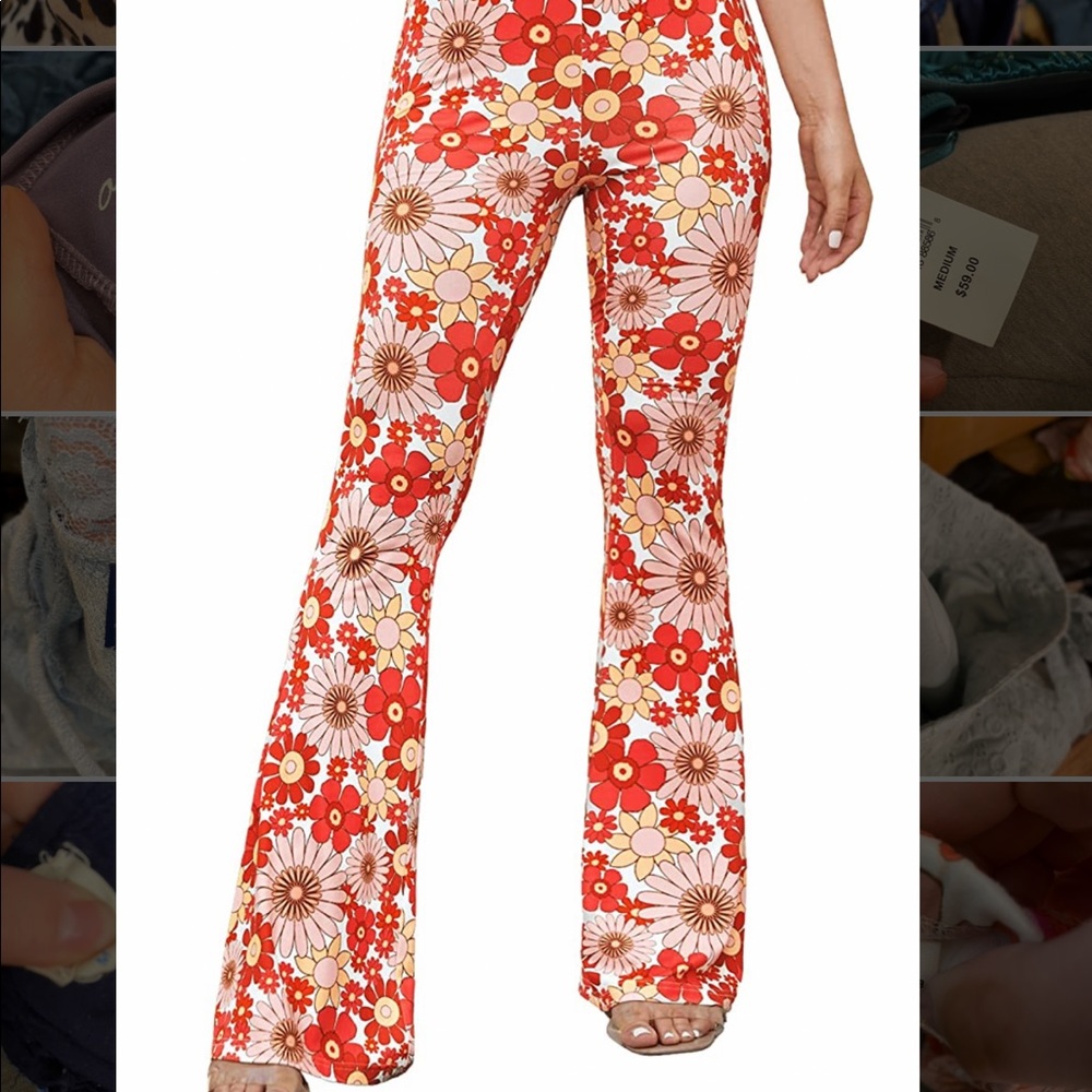 Groovy high waisted flare pants